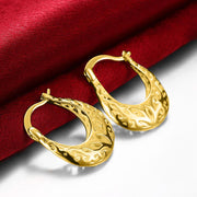 Filigree Leverback French Lock Earringin 18K Gold Plated, Earring, ALILY , ALILY   jewelryjewelry deals, swarovski crystal jewelry, groupon jewelry,, jewelry for mom, 