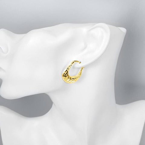 Filigree Leverback French Lock Earringin 18K Gold Plated, Earring, ALILY , ALILY   jewelryjewelry deals, swarovski crystal jewelry, groupon jewelry,, jewelry for mom, 