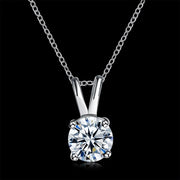 10Ct Tennis Bracelet + Halo Earring+ Necklace With  Crystals - 5 Piece Set with Luxe Box - 18K White Gold ITALY Design
