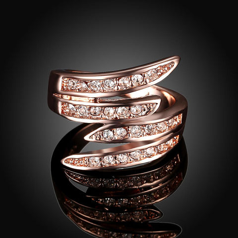 18K Rose Gold Plated Swarovski Elements Ariana Ring, , ALILY , ALILY   jewelryjewelry deals, swarovski crystal jewelry, groupon jewelry,, jewelry for mom, 