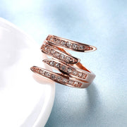 18K Rose Gold Plated Swarovski Elements Ariana Ring, , ALILY , ALILY   jewelryjewelry deals, swarovski crystal jewelry, groupon jewelry,, jewelry for mom, 