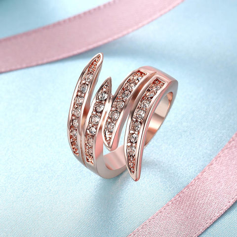 18K Rose Gold Plated Swarovski Elements Ariana Ring, , ALILY , ALILY   jewelryjewelry deals, swarovski crystal jewelry, groupon jewelry,, jewelry for mom, 