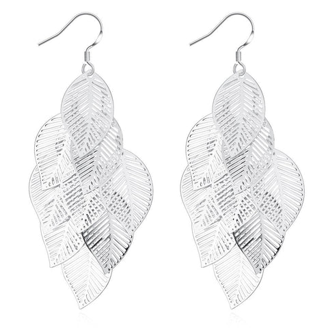 Filigree Dangling Laser Cut Earrings For The Fall, , ALILY , ALILY   jewelryjewelry deals, swarovski crystal jewelry, groupon jewelry,, jewelry for mom, 