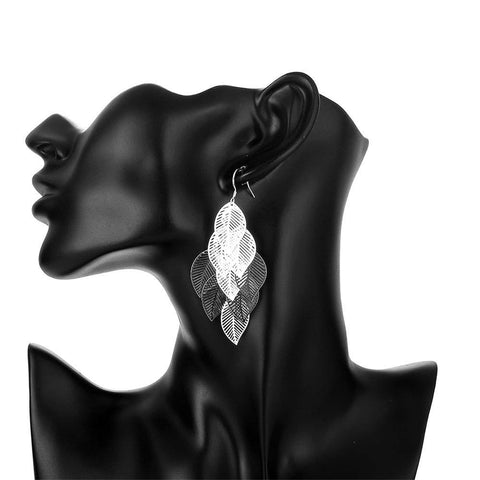 Filigree Dangling Laser Cut Earrings For The Fall, , ALILY , ALILY   jewelryjewelry deals, swarovski crystal jewelry, groupon jewelry,, jewelry for mom, 