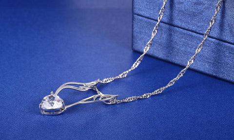 Guardian Angel Wing Necklace Made with Swarovski Crystal, , ALILY , ALILY   jewelryjewelry deals, swarovski crystal jewelry, groupon jewelry,, jewelry for mom, 