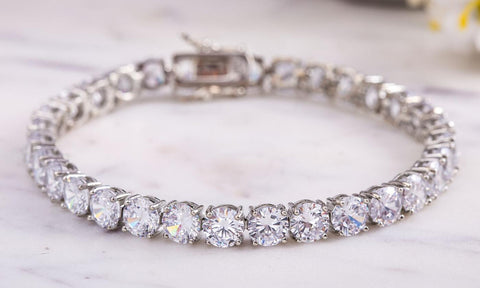 42.00 CTTW Tennis Bracelet with Swarovski Crystals, Bracelets, ALILY , ALILY   jewelryjewelry deals, swarovski crystal jewelry, groupon jewelry,, jewelry for mom, 