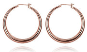 Italian-Made Gold Plated French Lock Hoop Earrings (3-Pack) - ALILY  www..com fashion jewelry for women