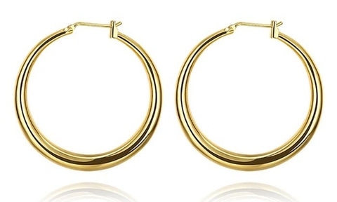Italian-Made Gold Plated French Lock Hoop Earrings (3-Pack) - ALILY  www..com fashion jewelry for women