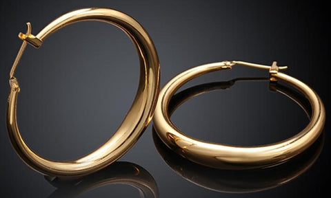 Italian-Made Gold Plated French Lock Hoop Earrings (3-Pack) - ALILY  www..com fashion jewelry for women