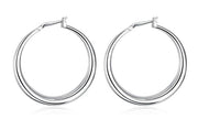 Italian-Made Gold Plated French Lock Hoop Earrings (3-Pack) - ALILY  www..com fashion jewelry for women
