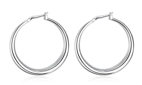 Italian-Made Gold Plated French Lock Hoop Earrings (3-Pack) - ALILY  www..com fashion jewelry for women