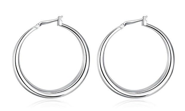 Italian-Made Gold Plated French Lock Hoop Earrings (3-Pack) - ALILY  www..com fashion jewelry for women