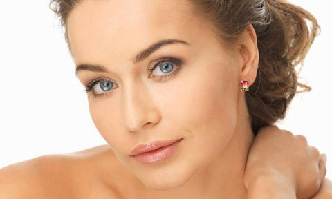 Emerald Cut Watermelon Crystal Stud Earrings, , ALILY , ALILY   jewelryjewelry deals, swarovski crystal jewelry, groupon jewelry,, jewelry for mom, 