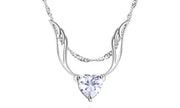 Guardian Angel Wing Necklace Made with Swarovski Crystal, , ALILY , ALILY   jewelryjewelry deals, swarovski crystal jewelry, groupon jewelry,, jewelry for mom, 