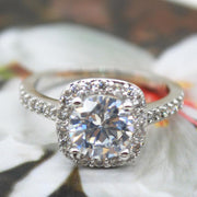 2.00CTTW Cushion-Cut Queen White Swarovski Elements Ring, Rings, ALILY , ALILY   jewelryjewelry deals, swarovski crystal jewelry, groupon jewelry,, jewelry for mom, 